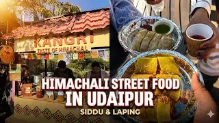 Himachali Street Food in Udaipur 🔥 | Kangri Udaipur | Siddu, Laping 