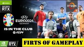 Uefa Uero 2024 FC 24 - First 8 Minutes of Gameplay