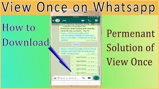 GB Whatsapp | How to Download GB Whatsapp view once files | How to Use View Once option in Whatsapp