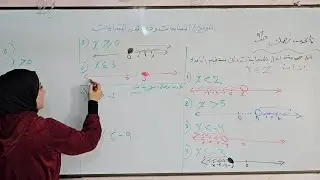 محاضرة 35/الأول متوسط/الفصل الرابع/حل المتباينات بعدة خطوات الأمثلة وتمارين تأكد من فهمك ص101