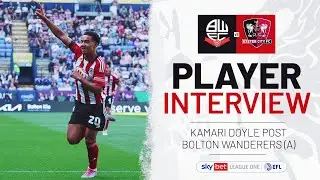 💬 Kamari Doyle post Bolton Wanderers (A) | Exeter City Football Club