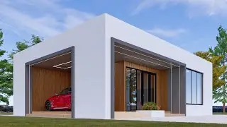Functional Modern  2-bedroom House Design Idea 9m x 12m