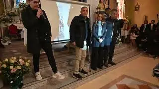 Plat&igrave; TRIONFALE RITORNO DELLA MADONNA DI LORETO restaurata Relaziona i lavori Rosario Columbro 12/13