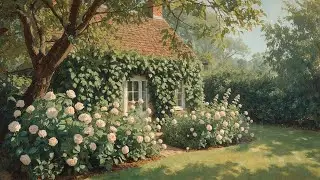 cozy mornings in a cottage wrapped in roses | soft piano playlist