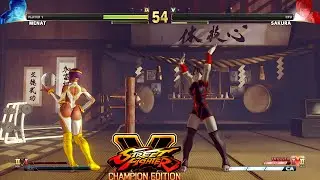 Street Fighter V CE Menat vs Sakura PC Mod