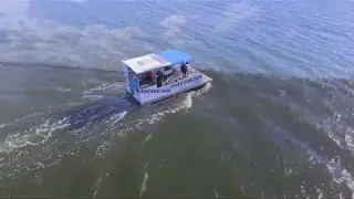 Bribie Island BBQ Boat trip with a DJI Phantom and a GoPro