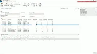LS Nav   Replenishment Control Data List