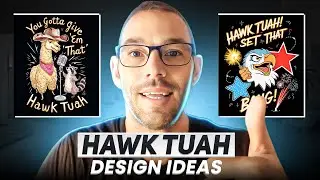 Hawk Tuah Niche Design Ideas For Merch By Amazon #merchondemand #printondemand #hawktuah