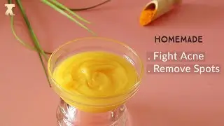 Домашний крем из куркумы