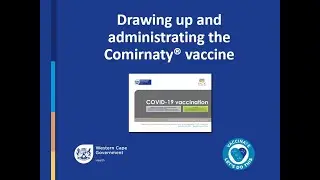 COVID-19 vaccine - Corminarty draw up and administration