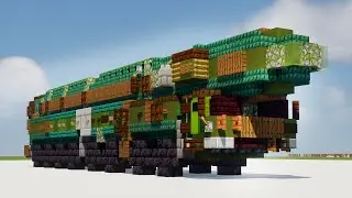 Minecraft Topol-M Russia ICBM Launcher Tutorial
