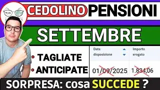 CEDOLINO PENSIONI SETTEMBRE ➡ 4 NOVIT&Agrave; IMPORTI NETTI con 730 Bonus INPS e LETTERE TAGLIO IRPEF