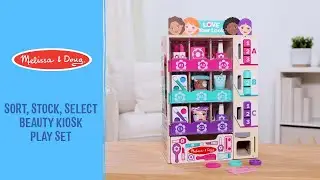 Melissa & Doug Sort, Stock, Select Beauty Kiosk Play Set
