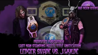 PROMO PACKAGE: Ledger Shade Vs. J Wylde; TBW Bad Moon Rising; Unified TBW World Championship