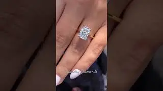 4 Prong Cushion Cut Diamond Engagement Ring | Gift for Her | Center stone Diamond Engagement Ring
