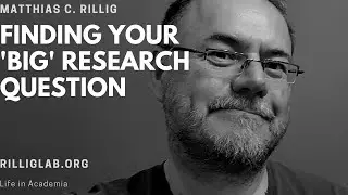 How to find your 'big' research question. #science #research #strategy #PhD #phdlife