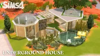 Подземный современный дом || The Sims 4 || Stop Motion [No CC]