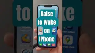 Raise to Wake on IPhone