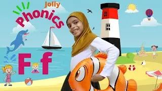 Jolly Phonic song of F | Phonics song for kids I alphabets sounds + actions| letter sounds| ABC song