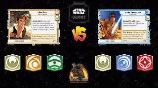 Star Wars Unlimited | Han Command vs Luke Aggression | Gameplay | Best of 3
