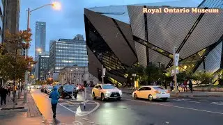 Walking Tour of Royal Ontario Museum ROM/ Downtown Toronto Canada