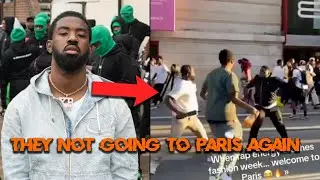 UK Rapper Tion Wayne's Body Guard Out There Doing N**** In Paris...