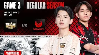 DEWA UNITED ESPORTS vs BIGETRON BY VITALITY | Regular Season Week 3 Day 3 | Game 3 | #MPLIDS16