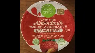 Kroger's Simple Truth Dairy-Free Strawberry Almondmilk Yogurt Alternative Review