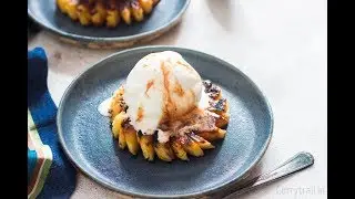 Grilled pineapple with Brown Sugar Rum Glaze