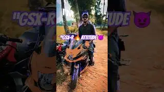 GSX-R Street Vibes 🏍️🔥 | English Rap Rider Attitude #Shorts