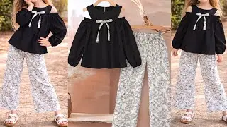 Stylish Baby Top With Pant Cutting & Stitching | Easy Baby Coord Set Sewing Tutorial ✂️