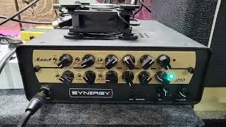 Synergy JMP with 10 band in front boosting mids - Eminence Private Jack + CV75 blend