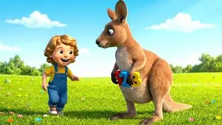 Baby Kangaroo Mixed All the Hopping Numbers 🦘 | Nursery Rhymes for Kids & Baby Songs
