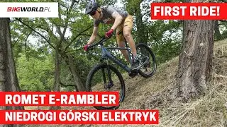 First Ride: Niedrogi elektryczny rower górski Romet E-Rambler