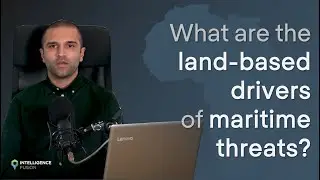 What are the land-based drivers of maritime threats?