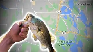 My first BIG BASS in the PORTAGE LAKES