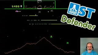 Atari ST Game Play, Defender (2025)