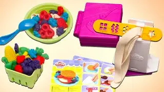 Play Doh Kitchen Creations Grocery Goodies Fruits Cereals Milk Vegetables and more