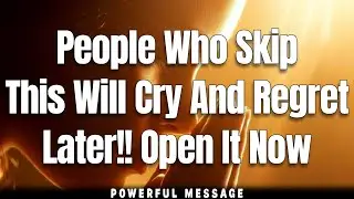 People Who Ignore This Will Cry And..🤫🙏 God's Message Today