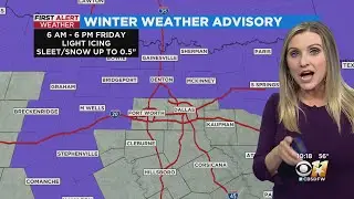 Winter Weather Advisory Begins At 6AM Friday