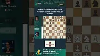 Recap Champions Chess Tour Chessable Masters 2025 Winners Bracket Quarterfinals Game 1