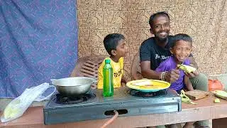 # tk kalapan vlog வாளக்காய் பஜ்ஜிம் நாங்களும் ஒர ஜாலி தான் 
