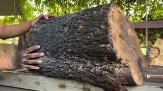Innovative Wood Recycling Plan: Transforming Burnt Wood into Stunning Interior Pieces