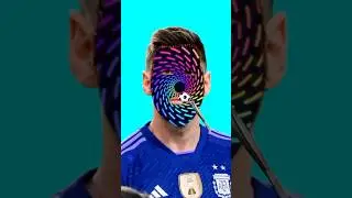 Messi ASMR 2d relaxing sounds 😲🤯 ~ ASMR animation  #shorts  #messi