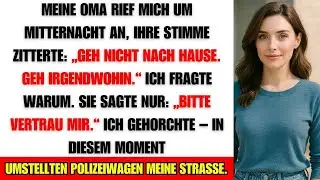 Um Mitternacht warnte mich meine Oma – kurz darauf stürmte die Polizei meine Straße