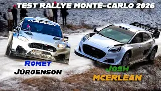 TEST RALLYE MONTÉ CARLO 2026 | MCERLEAN & JURGENSON | ICY CONDITIONS