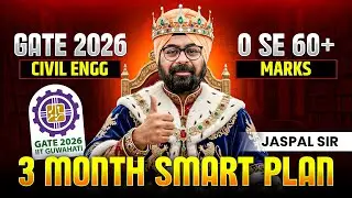 GATE Civil 2025 Strategy: How to Score 60+ Marks from Scratch in 3 Months