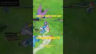 I Made A Z Rank Player Quit (Dragon Ball Sparking Zero)