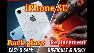 Cracked iPhone SE 2020 Back Glass Repair | Full Tutorial