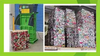 Smart Waste Solutions V5HD - making a can bale